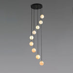 Alabaster Balls Cluster Chandelier — image 18