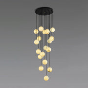 Alabaster Balls Cluster Chandelier — image 21