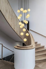 Alabaster Balls Cluster Chandelier — image 8