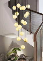Alabaster Balls Cluster Chandelier — image 7