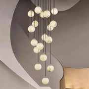 Alabaster Balls Cluster Chandelier — image 5