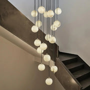 Alabaster Balls Cluster Chandelier — image 4