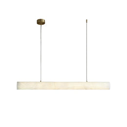 Alabaster Bamboo Linear Pendant Light — image 1