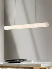 Alabaster Bamboo Linear Pendant Light — image 6