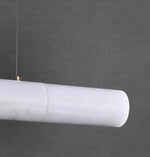 Alabaster Bamboo Linear Pendant Light — image 15