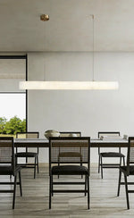 Alabaster Bamboo Linear Pendant Light — image 14