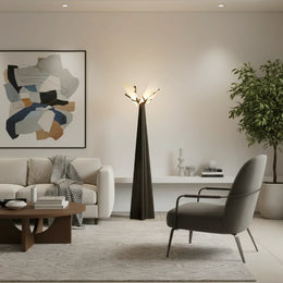 Alabaster Black Floor Lamp — image 2