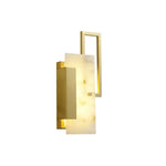 Alabaster Brass Wall Sconce — image 1