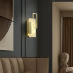 Alabaster Brass Wall Sconce — image 4
