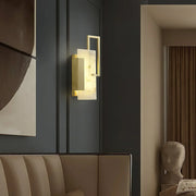 Alabaster Brass Wall Sconce — image 4