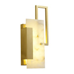 Alabaster Brass Wall Sconce — image 18
