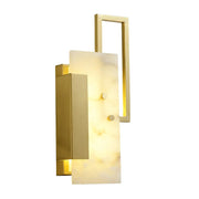 Alabaster Brass Wall Sconce — image 18