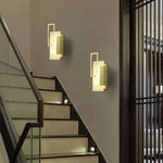 Alabaster Brass Wall Sconce — image 8