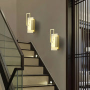 Alabaster Brass Wall Sconce — image 8
