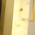 Alabaster Brass Wall Sconce — image 12