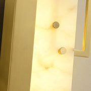 Alabaster Brass Wall Sconce — image 12