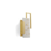 Alabaster Brass Wall Sconce — image 16
