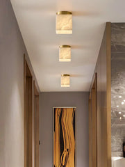 Alabaster Budnick Square Ceiling Light — image 11