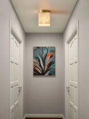 Alabaster Budnick Square Ceiling Light — image 14