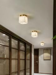 Alabaster Budnick Square Ceiling Light — image 13