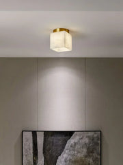 Alabaster Budnick Square Ceiling Light — image 5