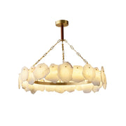 Alabaster Burton Round Chandelier — image 1