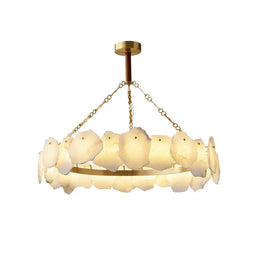 Alabaster Burton Round Chandelier — image 1