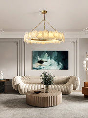 Alabaster Burton Round Chandelier — image 11