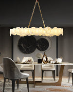 Alabaster Burton Round Chandelier — image 9