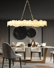 Alabaster Burton Round Chandelier — image 9