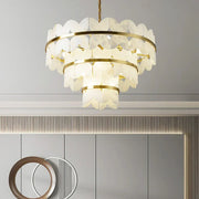 Alabaster Butterfly Round Chandelier — image 3