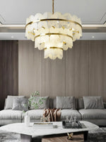 Alabaster Butterfly Round Chandelier — image 4