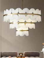 Alabaster Butterfly Round Chandelier — image 9