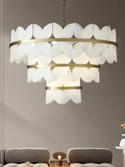 Alabaster Butterfly Round Chandelier — image 9