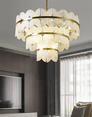 Alabaster Butterfly Round Chandelier — image 5
