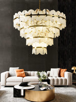 Alabaster Butterfly Round Chandelier — image 7