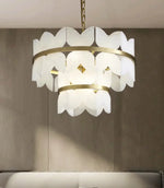 Alabaster Butterfly Round Chandelier — image 12