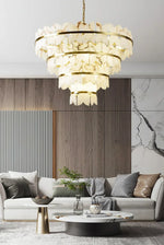 Alabaster Butterfly Round Chandelier — image 6