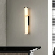 Alabaster Callisto Cylindrical Wall Lamp — image 3