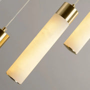 Alabaster Celestial Brass Cascade Chandelier — image 20