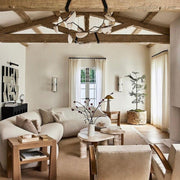Alabaster Chandelier, Artistic Modern Chandelier for Bar Area