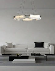 Delia Rectangular Alabaster Chandelier — image 16
