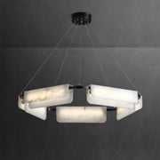 Delia Rectangular Alabaster Chandelier — image 25