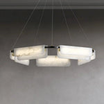 Delia Rectangular Alabaster Chandelier — image 27