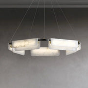 Delia Rectangular Alabaster Chandelier — image 27