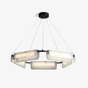 Delia Rectangular Alabaster Chandelier — image 24