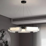 Delia Rectangular Alabaster Chandelier — image 8