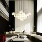 Alabaster Cube Box Chandelier — image 12