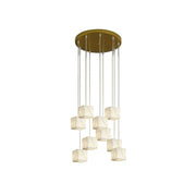 Alabaster Cube Box Chandelier — image 23