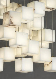 Alabaster Cube Box Chandelier — image 20